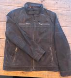 DNR Leren Jas Heren Bruin Maat 56, Ophalen of Verzenden, Gedragen, Maat 56/58 (XL), Bruin