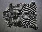 Zebra print kleed huid leer haar zwart wit, Huis en Inrichting, Ophalen, 100 tot 150 cm, Wit, 50 tot 100 cm