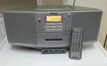 Sony radio cd speler zs-d5 + afstandsbediening vintage 1998 beschikbaar voor biedingen