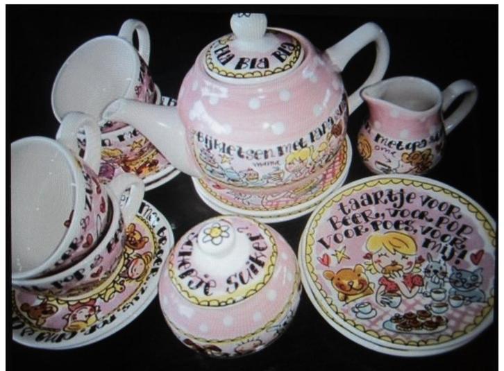 Blond Amsterdam Pop en Beer Servies, Antiek en Kunst, Antiek | Servies compleet, Ophalen of Verzenden