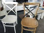 Eetkamer stoel, Huis en Inrichting, Stoelen, Ophalen, Gebruikt, Wit, Twee