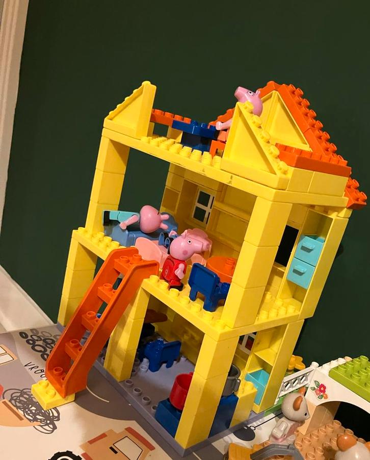 Peppa Pig Huis duplo, Kinderen en Baby's, Speelgoed | Duplo en Lego, Gebruikt, Duplo, Complete set, Ophalen of Verzenden