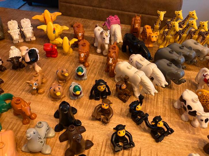 Duplo dieren groot 2,00 per stuk of 10 voor 17,50, Kinderen en Baby's, Speelgoed | Duplo en Lego, Zo goed als nieuw, Duplo, Ophalen of Verzenden