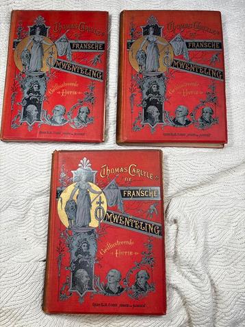 Thomas Carlyle - Franse Omwenteling - 3 Delen - Antiek beschikbaar voor biedingen
