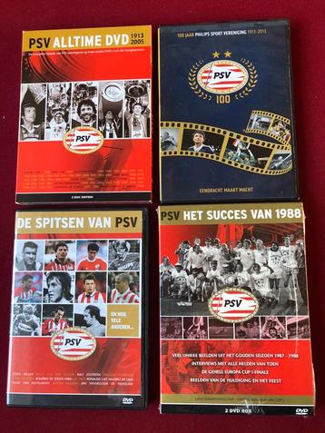 PSV 12 verschillende dvd’s en cd’s beschikbaar voor biedingen