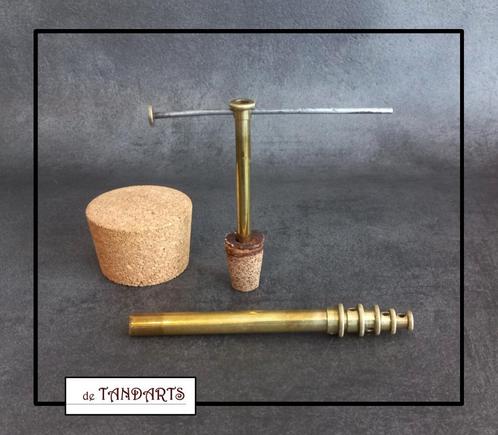 Antieke messing apotheker kurkborenset ca. 1940 / 1960, Antiek en Kunst, Antiek | Gereedschap en Instrumenten, Ophalen of Verzenden