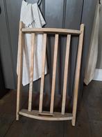 Oud houten brocante vintage wasrekje, Ophalen of Verzenden