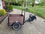 Fiets fabriek bakfiets, Fietsen en Brommers, Fietsen | Bakfietsen, Ophalen, Gebruikt, Opvouwbaar, 2 kinderen