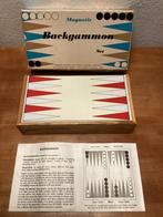 Backgammon- magnetic reisuitvoering, Ophalen of Verzenden, Zo goed als nieuw, Reisspel