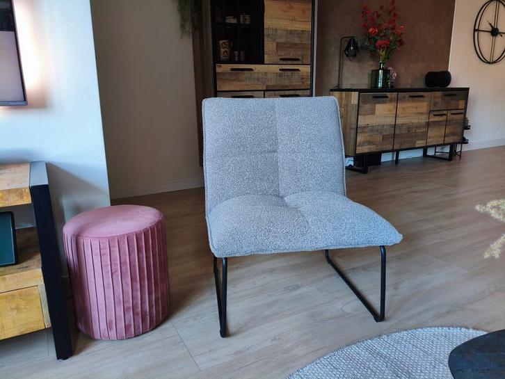 Nieuwe Fauteuil Pronto Novalese – Donkergrijs, Ongebruikt, Huis en Inrichting, Fauteuils, Nieuw, Metaal, Stof, Overige materialen