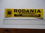 sticker RODANIA Supersport horloge belgie kuringen vintage g, Verzamelen, Stickers, Overige typen, Zo goed als nieuw, Verzenden