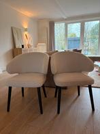 Twee Nieuwe Richmond Stoelen indigo bouclé, Huis en Inrichting, Ophalen, Twee, Wit, Nieuw