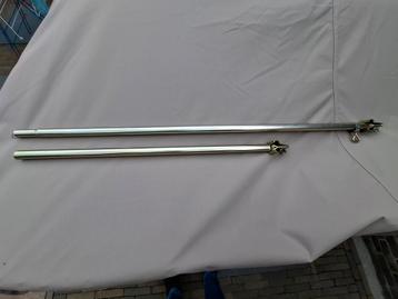 Gegalvaniseerde veranda stang 25 mm 170 -260 cm beschikbaar voor biedingen