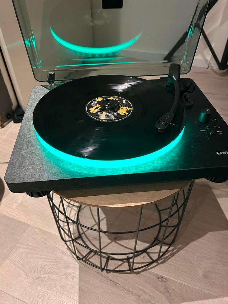 Lenco Platenspeler LED, USB, ingebouwde Speakers  - ZGAN!, Audio, Tv en Foto, Platenspelers, Zo goed als nieuw, Platenspeler, Overige merken