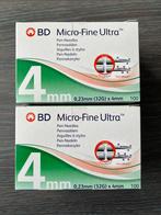 2 doosjes BD Micro-Fine Ultra naaldjes, Ophalen of Verzenden, Nieuw