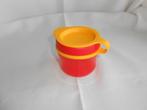 Tupperware Snackpotje Fruitbakje 150ML Rood/Geel NIEUW, Ophalen of Verzenden, Nieuw, Geel, Overige typen