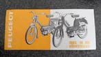 Peugeot 103 oldtimerbromfiets 1971 instructieboekje, Fietsen en Brommers, Verzenden, Zo goed als nieuw