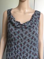 B877 Pimkie: jurkje jurk tuniek Maat M=38-40 grijs/zwart/ora, Maat 38/40 (M), Ophalen of Verzenden, Zo goed als nieuw, Pimkie