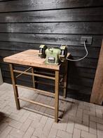 Werkbank met slijpmachine, Doe-het-zelf en Verbouw, Gereedschap | Slijpmachines, Ophalen, Gebruikt, Minder dan 700 watt, Werkbankslijpmachine