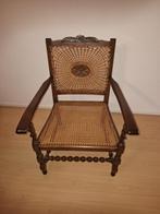 Antieke houten (eiken/ beuken) stoel, Antiek en Kunst, Antiek | Meubels | Stoelen en Banken, Ophalen