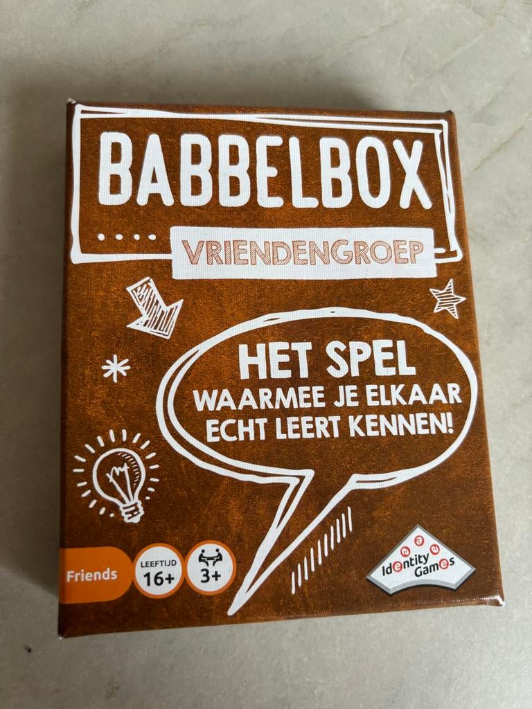 Babbelbox Vriendengroep Kaartspel, nieuw, Hobby en Vrije tijd, Gezelschapsspellen | Kaartspellen, Vijf spelers of meer, Ophalen of Verzenden
