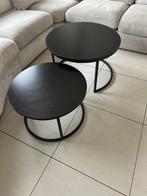 Salontafel zwart, Ophalen, 50 tot 100 cm, Zo goed als nieuw, Minder dan 50 cm