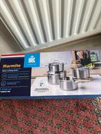 Marmite7 delige pannenset, Ophalen of Verzenden, Nieuw, Rvs, Pannenset