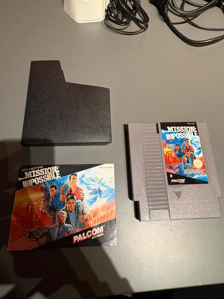 Mission: Impossible NES PAL met handleiding en case, Spelcomputers en Games, Games | Nintendo NES, Zo goed als nieuw, Avontuur en Actie