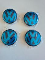 Naafdoppen Volkswagen Zilver (blauw is beschermfolie), Auto diversen, Ophalen, Nieuw