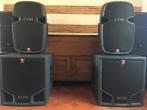 JBL EON 515 & 518 Sub set, Gebruikt, JBL, Ophalen of Verzenden, 120 watt of meer