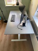 Zit/sta bureau Ikea elektrisch verstelbaar, Huis en Inrichting, Bureaus, Ophalen, Elektrisch, Gebruikt, Bureau