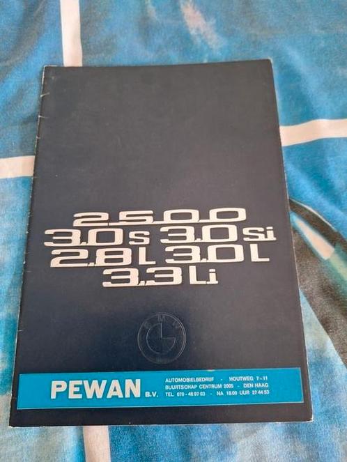 Prachtige BMW E3 folder nieuwstaat 1975, Boeken, Auto's | Folders en Tijdschriften, Zo goed als nieuw, BMW, Ophalen of Verzenden