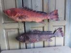 2 grote vintage etalage vissen van elk 60 cm lengte, Ophalen of Verzenden, Huis en Inrichting