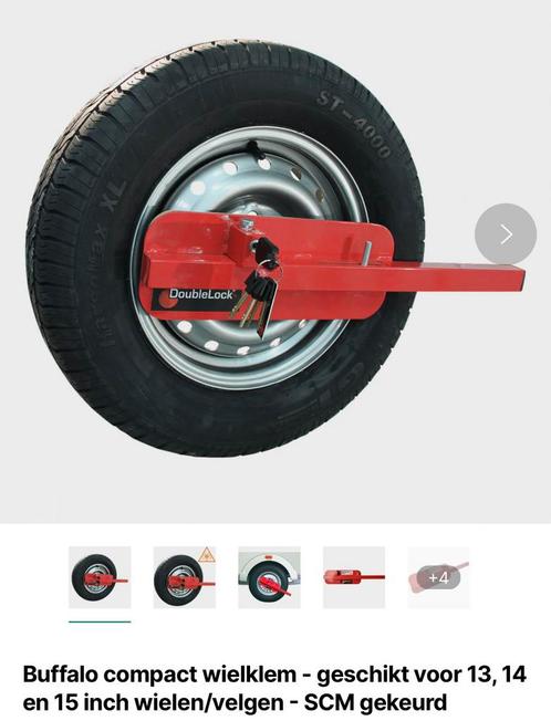 DoubleLock Buffale wielklem, Auto diversen, Aanhangwagen-onderdelen, Nieuw, Ophalen