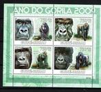 bissau 2009 pf blok gorilla apen zoogdieren wildlife monkey, Ophalen of Verzenden, Postfris, Dier of Natuur