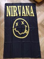 Grote vlag van Nirvana ca 94 x 146 cm Nieuw, Verzamelen, Muziek, Artiesten en Beroemdheden, Nieuw, Ophalen of Verzenden