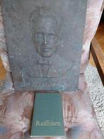 Koperen Plaat Raiffeisen 1818-1888.  Plus boekje, Ophalen