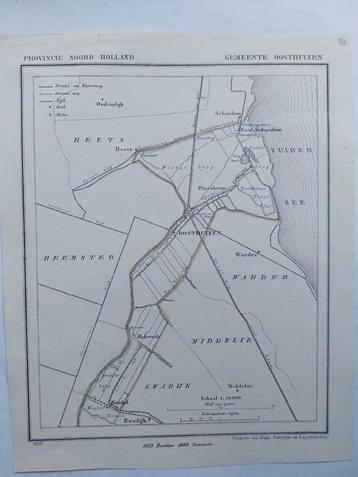 32 / Oosthuizen Kwadijk Beets Warder Schardam Middelie 1867 beschikbaar voor biedingen