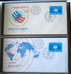 Ned. Antillen 1e dag envelop E35 t/m E44, uit jr. 1965/1966., Ophalen of Verzenden, Onbeschreven, Rest van de wereld