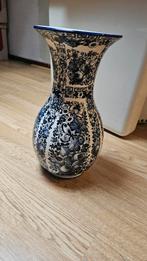 Delfsblauwe Vaas, Ophalen, Gebruikt, Blauw, Aardewerk of Porselein