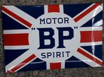 BP motor spirit emaille reclame bord mancave garage showroom, Reclamebord, Ophalen of Verzenden, Zo goed als nieuw, Info@americansaleshop.nl