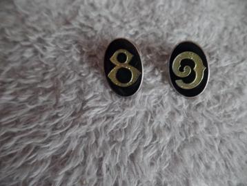 2 cijfers/nummers voor medaille Nijmeegse Vierdaagse 8 en 9 beschikbaar voor biedingen