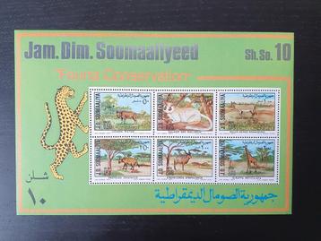 Somalie 1977 Dieren Michel blok 4 postfris beschikbaar voor biedingen