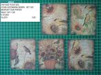 vintage plaatjes vogels/zonnebloem 200 - laatste set, Hobby en Vrije tijd, Scrapbooking, Nieuw, Overige merken, Versiering of Embellishment