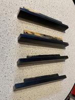 Lundia kopprofiel recht 30cm (4 stuks) (zwart geverfd), Ophalen, Gebruikt