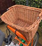 Rieten fietsmand, Fietsen en Brommers, Fietsaccessoires | Fietsmanden, Ophalen of Verzenden, Zo goed als nieuw, Fietsmand, Stuurbevestiging
