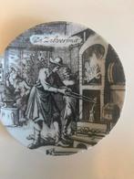 Antieke Wandbordjes Ambachten Set van 5, Antiek en Kunst, Antiek | Wandborden en Tegels, Ophalen of Verzenden