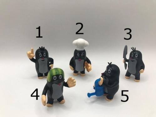 Het Molletje Krtek poppetjes --  5 verschillende, Verzamelen, Poppetjes en Figuurtjes, Nieuw, Ophalen of Verzenden