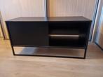 Zwart IKEA TV-meubel - 100x40x50 cm, Huis en Inrichting, Ophalen, Metaal, Gebruikt, 100 tot 150 cm