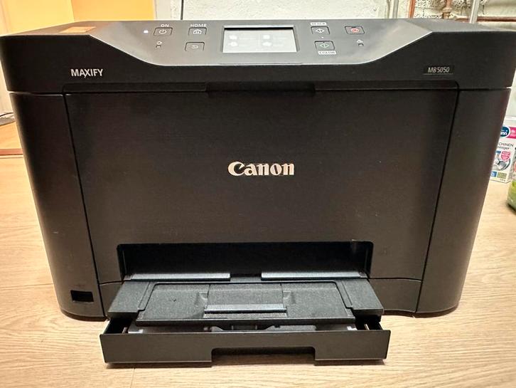 De Canon MAXIFY MB5050, Computers en Software, Printers, Zo goed als nieuw, All-in-one, Faxen, Kleur printen, Kopieren, Scannen